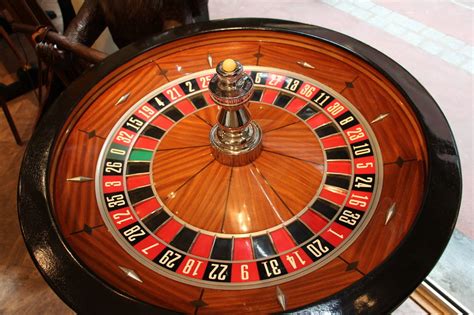  a casino roulette wheel